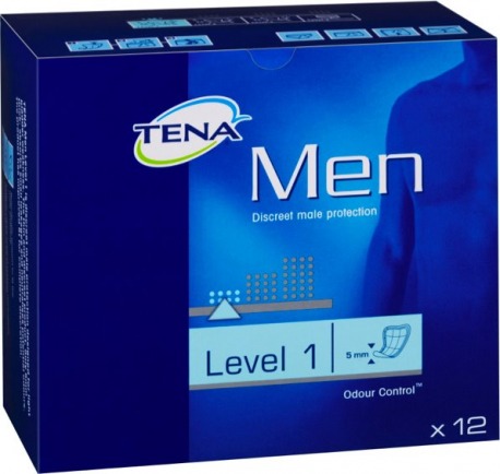 absorbent tena for men level 1 1x12pc